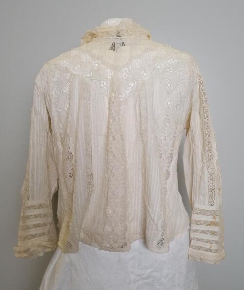 Blouse van katoenen batist